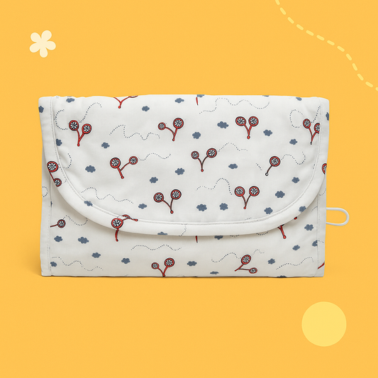 Organic Muslin Baby Swaddle Set – Pillow & Blanket Combo