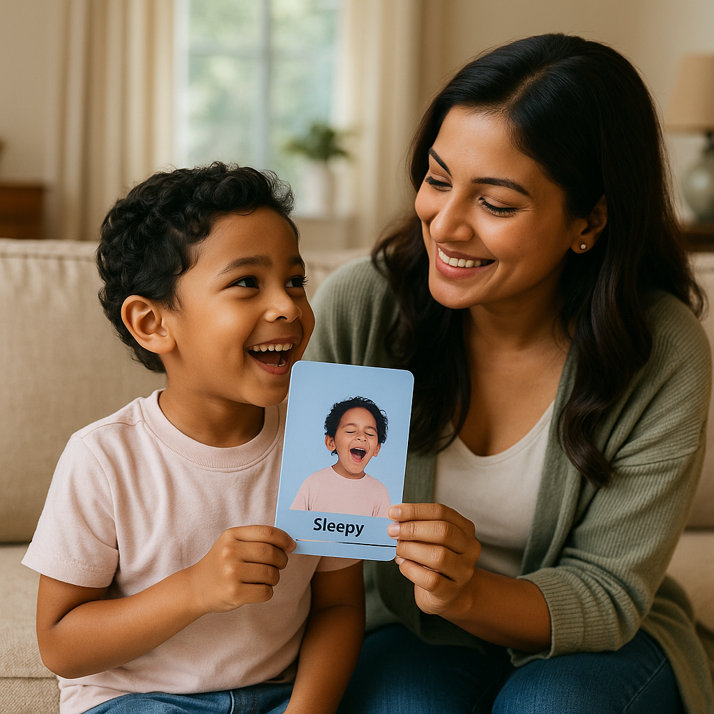 Emotions & Feelings Flash Cards | Early Learning for Kids