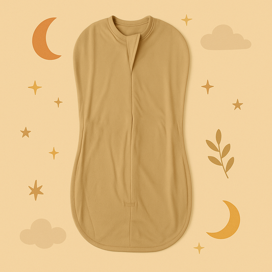 Organic Cotton Sleeping Pod for Newborns | Cream – Ultra-Soft, Breathable & Safe Cocoon for Cozy Sleep