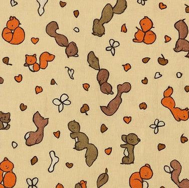 Cozy Forest Snuggles | Muslin Hooded Baby Wrapper – Cute Squirrel Design for Soft, Breathable Comfort