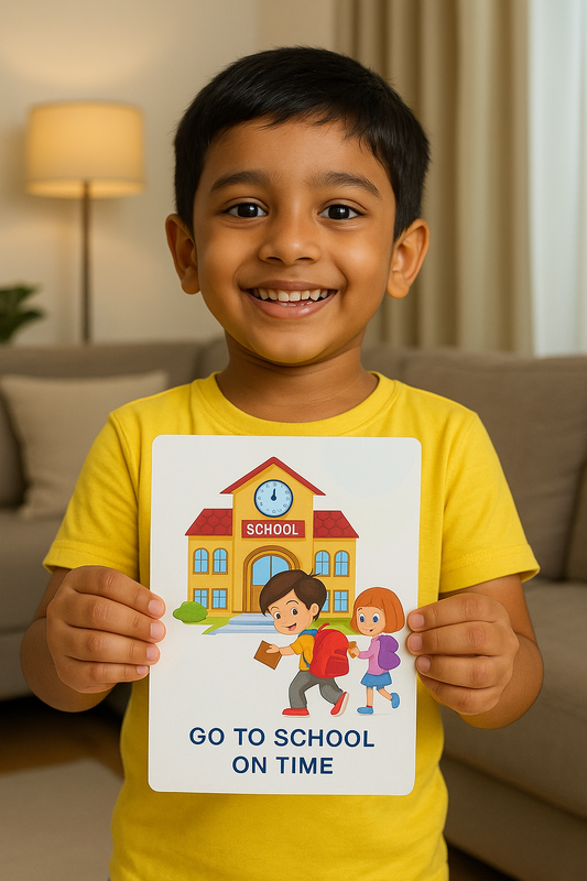 PiK A BOO Good Habits Flashcard Toddler, Kids, Prep, Preschool Early Learning