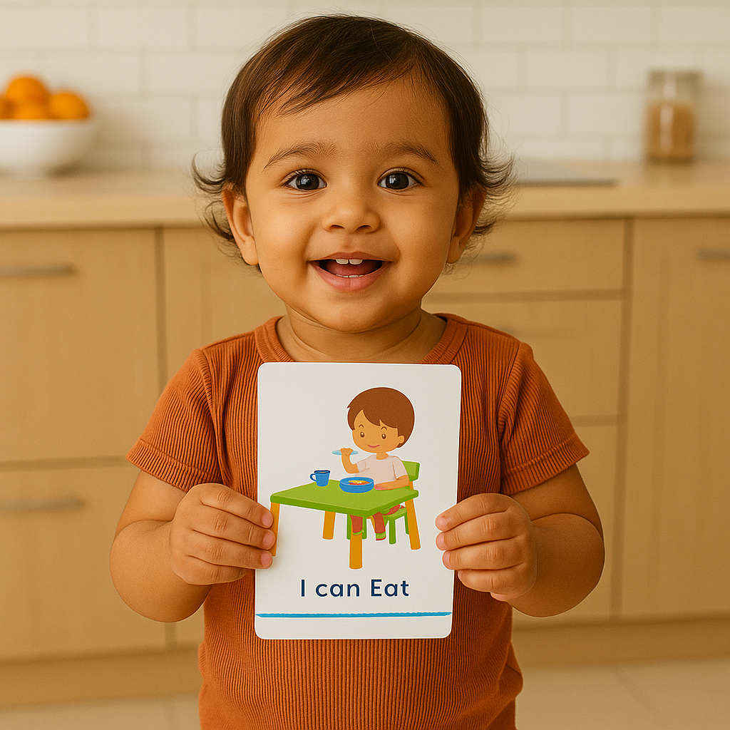 Verbs & Positive Words Flash Cards | Early Learning for Kids