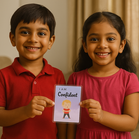 PiK A BOO Positive Affirmations Flashcard For Kids, Toddlers, Babies | Early Learning Picture Flashcard | Preschool Educational Study Material