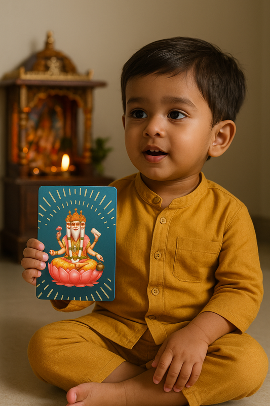 PiK A BOO Hindu Deity Flashcard For Kids, Toddlers, Babies | Early Learning Picture Flashcard | Preschool Educational Study Material