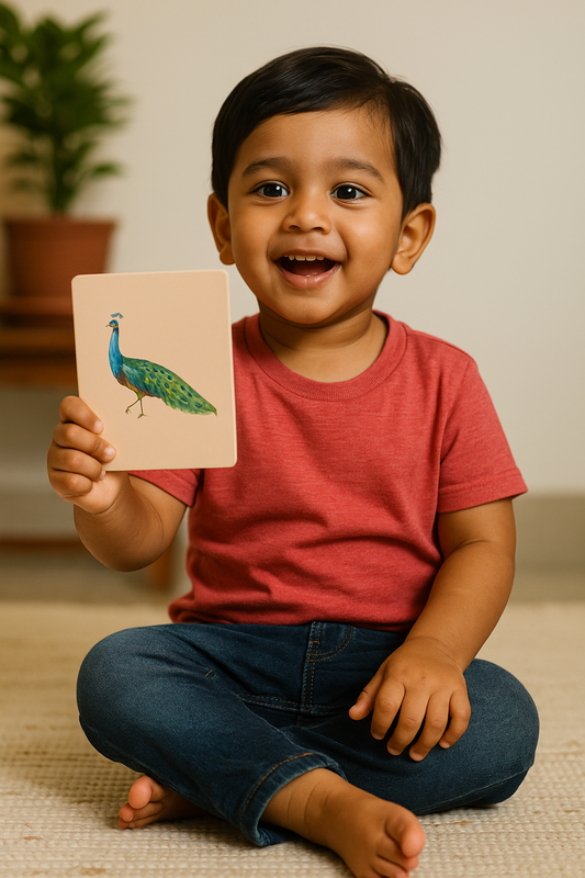 PiK A BOO Birds FlashCard for Kids Toddlers, Pre School, Early Learning