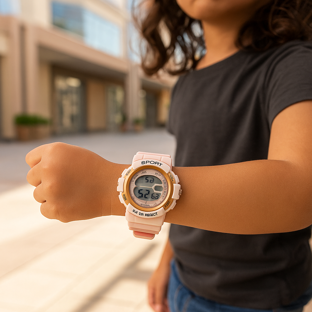 LED Sports Digital Watch – Waterproof with Alarm & Backlight