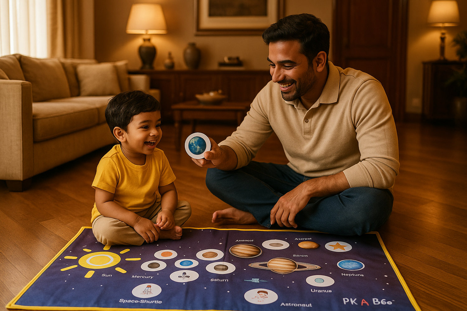 Solar System Cloth Activity Mat – Learn &amp; Explore Space