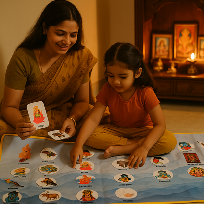 Gods & Vaahans Cloth Activity Mat – Learn & Play