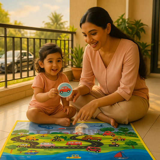 Transport Cloth Activity Mat – Learn &amp; Play Vehicles