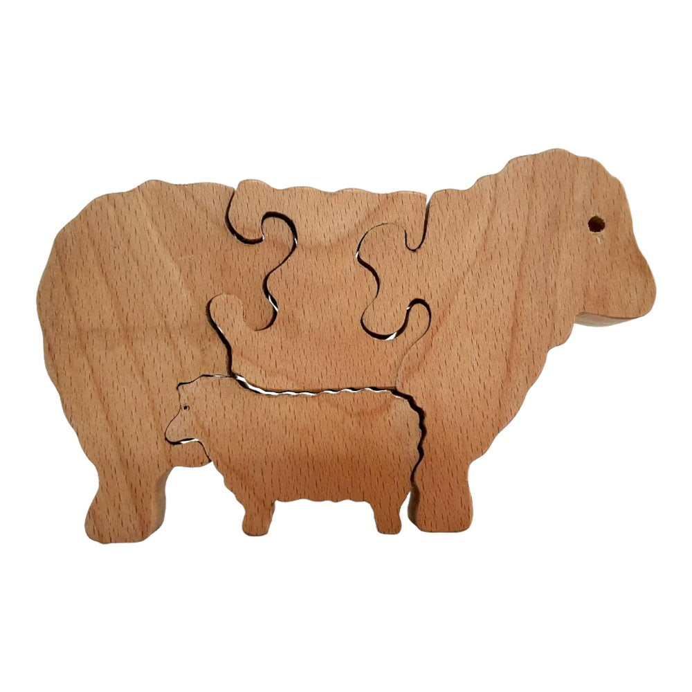 Wooden Puzzle Set – Handcrafted Toy for Early Learning