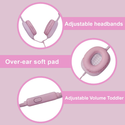 Cute Animal Cartoon Earphones Ages 4+ | Wired Kids Headphones With Mic