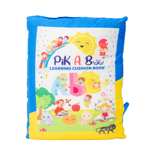 PiK A BOO Blue Learning Cushion Book with English Rhymes Level 1