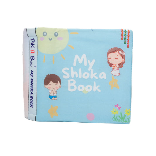 PiK A BOO Shloka For Kids, Exclusive Cloth Book with Crinkle Page for Infants, Toddlers, Kids