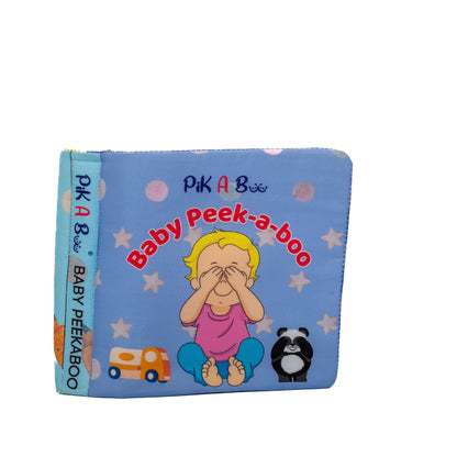 PIK A BOO  Baby's Peek-A-Boo  Exclusive Cloth Book Flap and Crinkle Pages