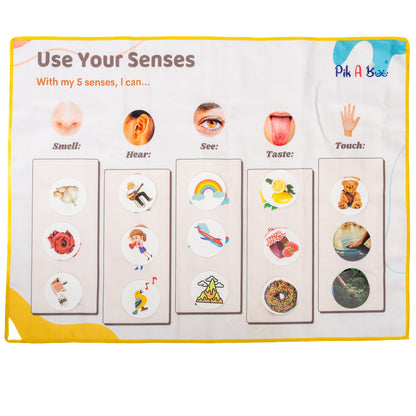 5-Senses Cloth Activity Mat – Explore & Learn