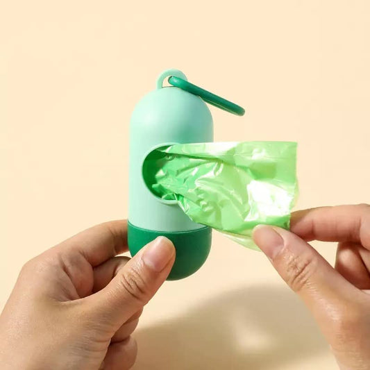 Diaper Disposal Dispenser Travel Case with 3 Refill Bags