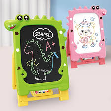 Writing Easel 2 in 1 White and Black Board for Kids