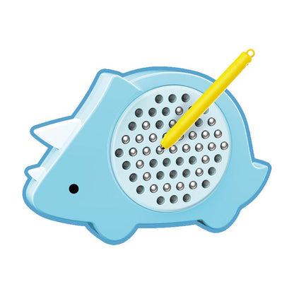 Blue Dino Magnetic Board Drawing Keychain – Montessori Fidget