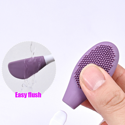 Double-Headed Silicone Mask Brush – Reusable Dual-Use Tool for Cleansing & Masking