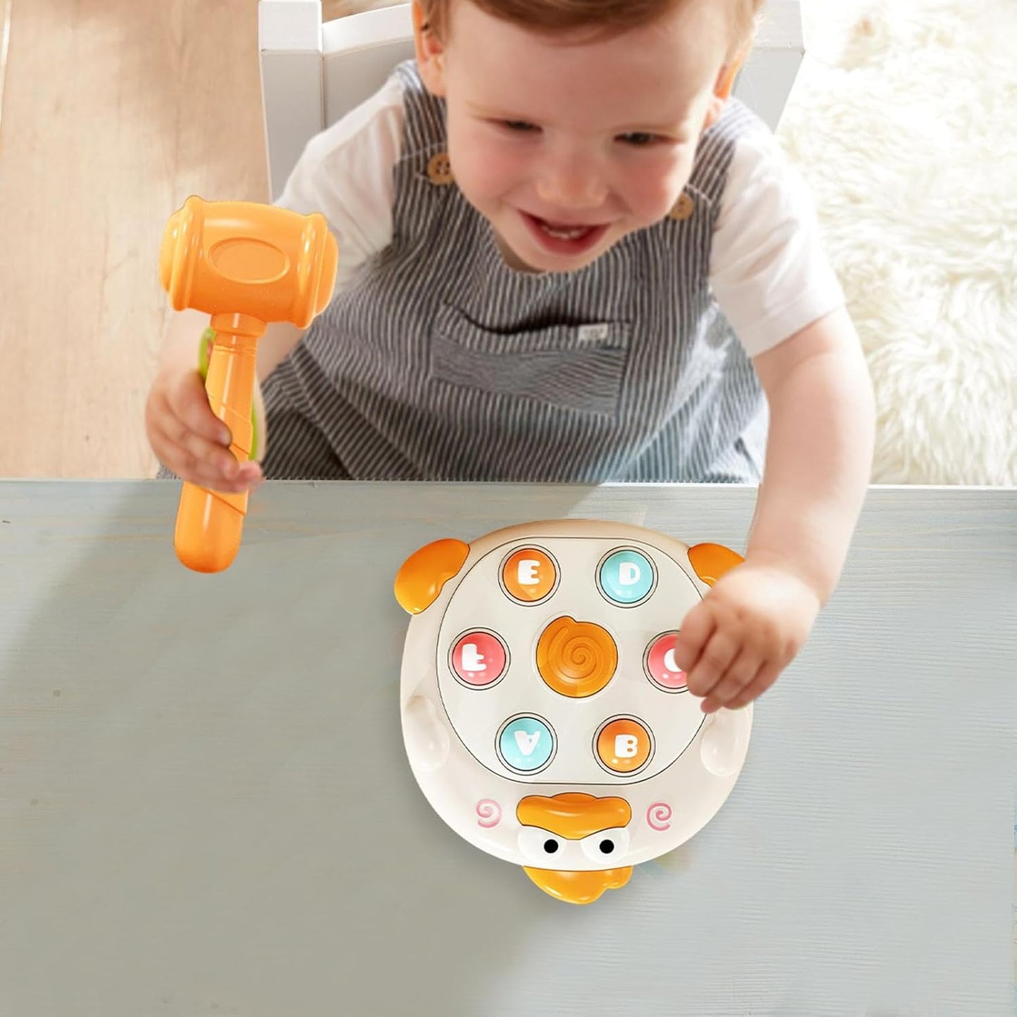 Whack A Mole Montessori Hammer Toy for Toddlers