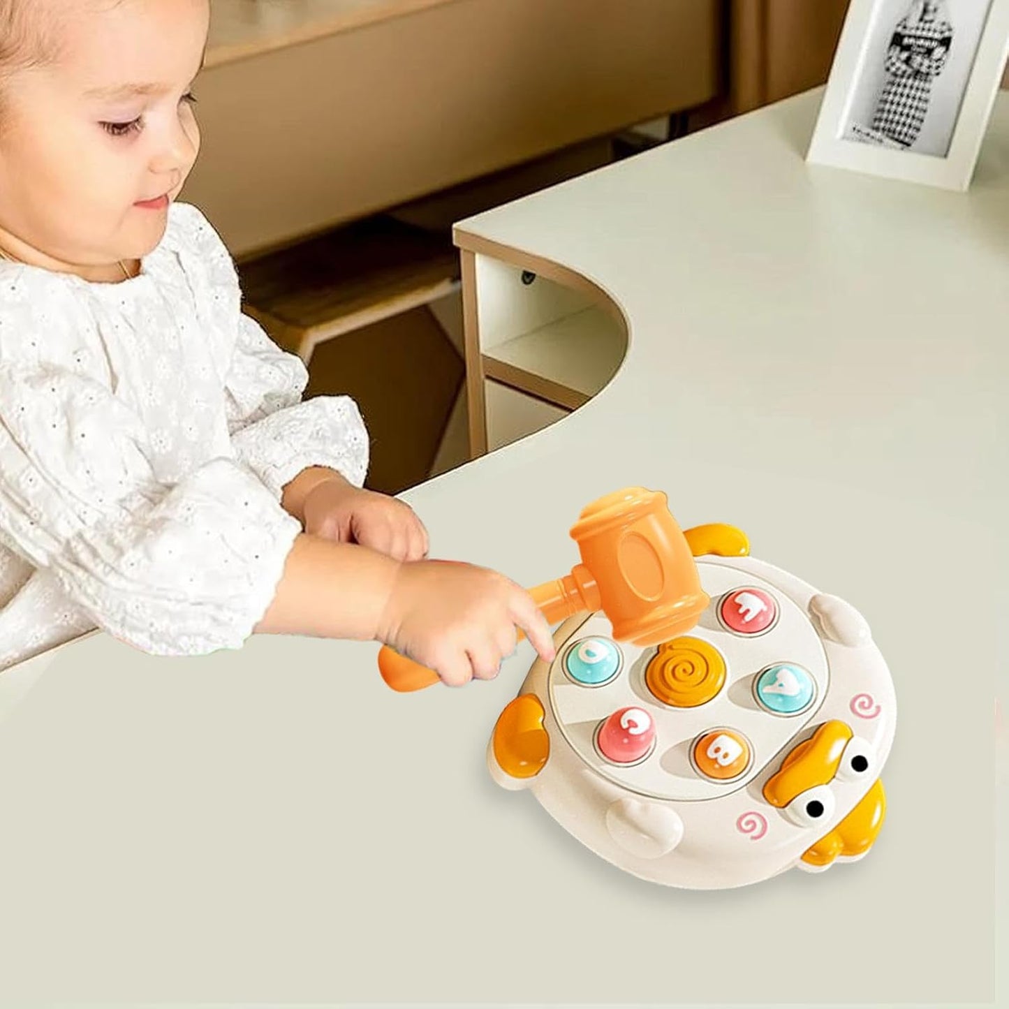 Whack A Mole Montessori Hammer Toy for Toddlers