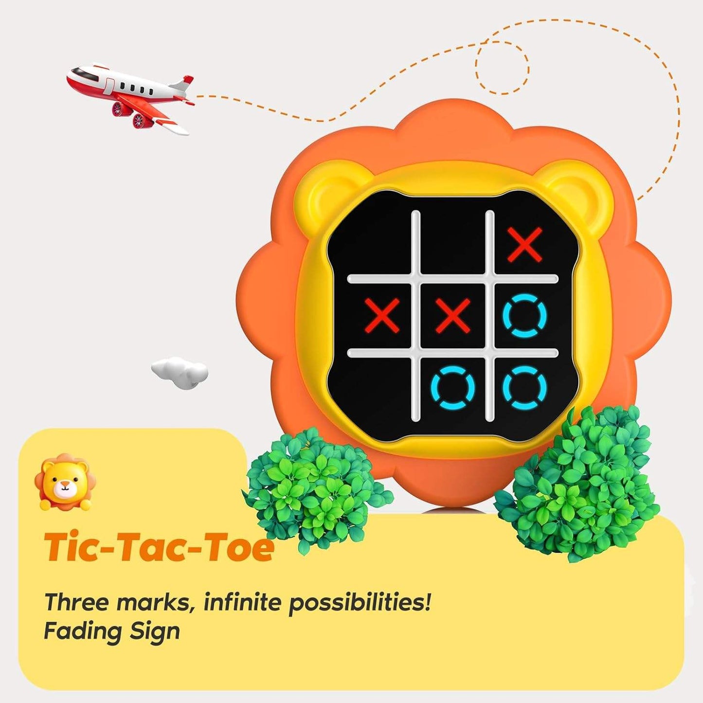Tic-Tac-Toe 2-in-1 Memory Game | Puzzle Sound Toy