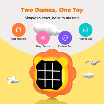 Tic-Tac-Toe 2-in-1 Memory Game | Puzzle Sound Toy