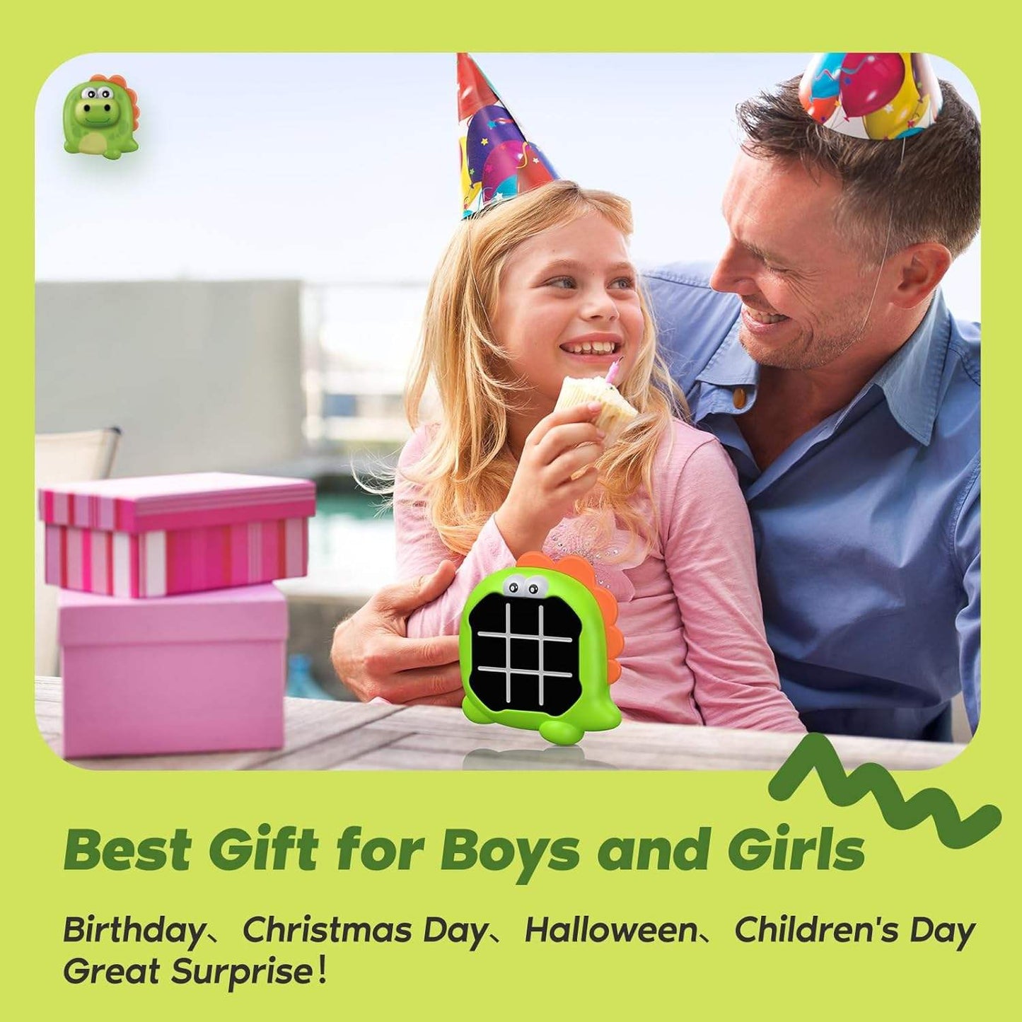 Tic-Tac-Toe 2-in-1 Memory Game | Puzzle Sound Toy