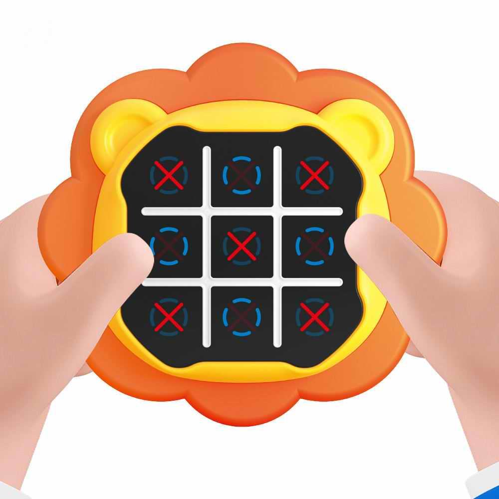 Tic-Tac-Toe 2-in-1 Memory Game | Puzzle Sound Toy