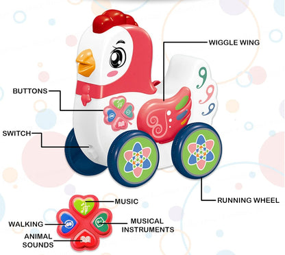 Electric Duck Toy – Walking, Talking, Light & Sound | Interactive Kids Toy