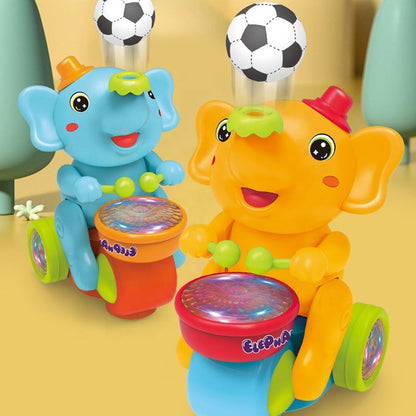 Elephant Musical Toy – Light Up Drums & Ball Balancing Fun  Kids
