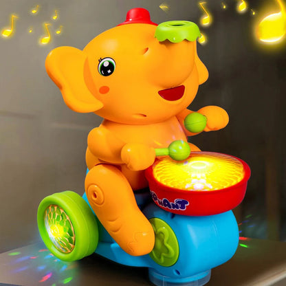 Elephant Musical Toy – Light Up Drums & Ball Balancing Fun  Kids