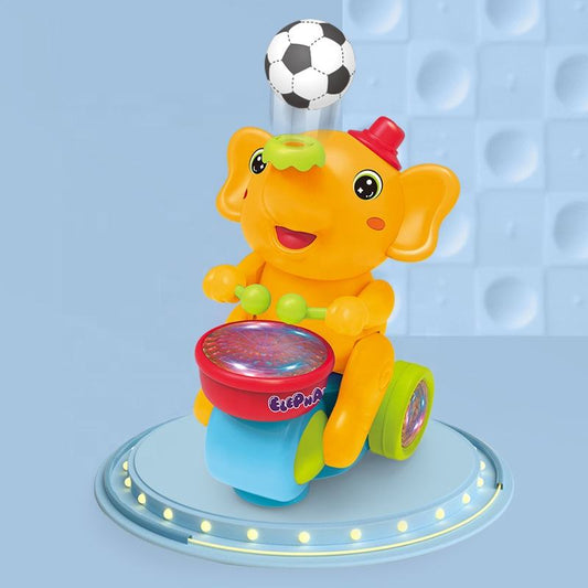 Elephant Musical Toy – Light Up Drums & Ball Balancing Fun  Kids