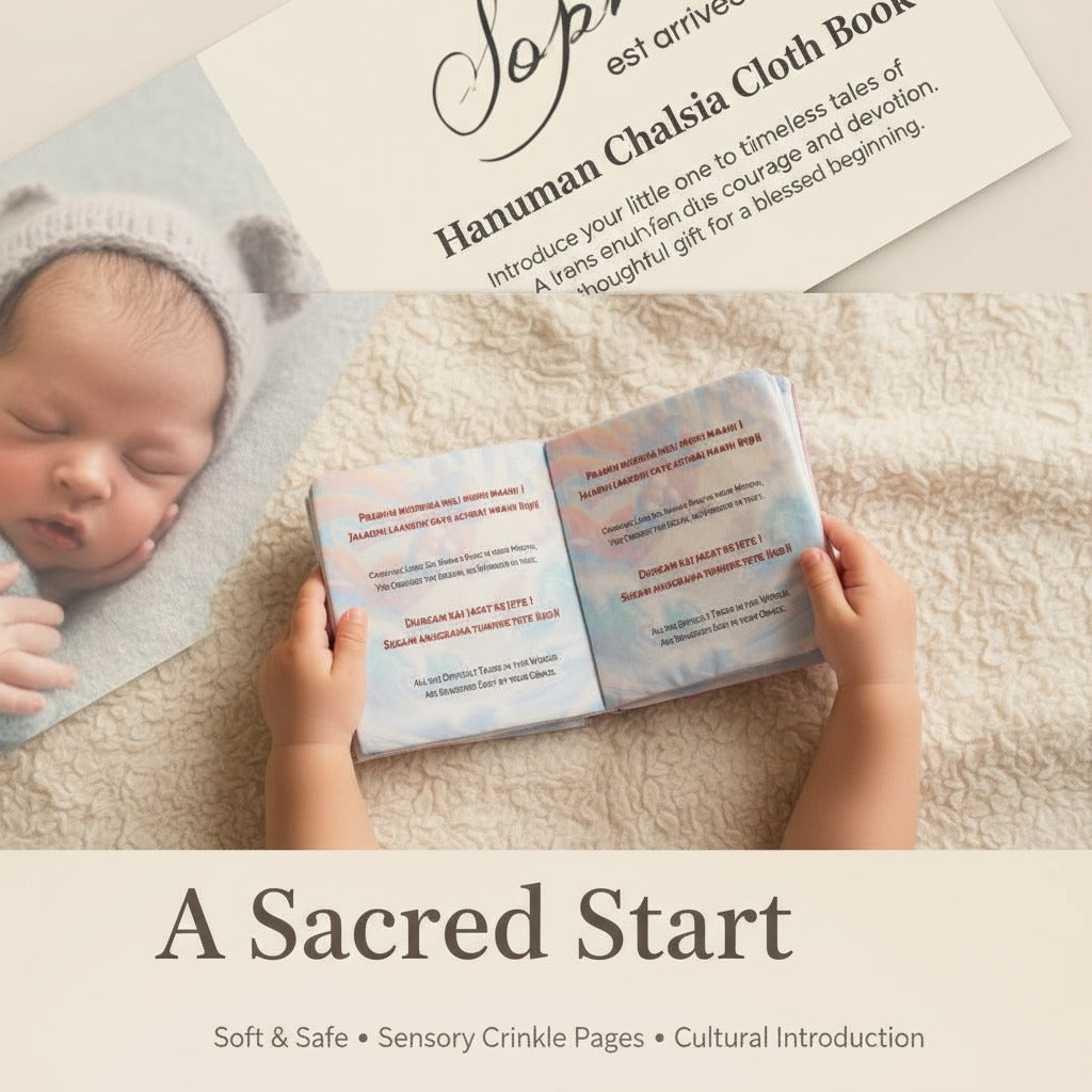 English  Hanuman Chalisa Cloth Book  for Kids & Adults