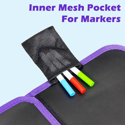 Erasable Reusable Chalk Book Travel Activity for Toddlers, Preschoolers (2–6 Years)