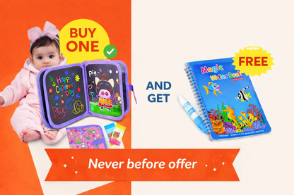 Erasable Reusable Chalk Book Travel Activity for Toddlers, Preschoolers (2–6 Years)