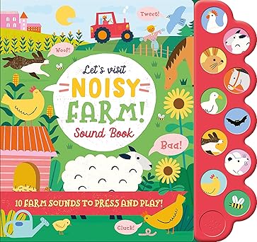Farm Animal Sound Book – 5 Click | Interactive Learning for Toddlers