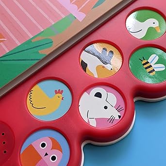 Farm Animal Sound Book – 5 Click | Interactive Learning for Toddlers