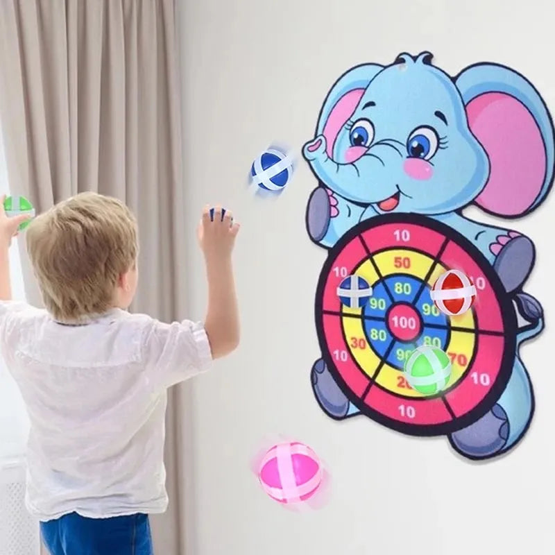 Felt Dart Board Game – Indoor Fun with Velcro Balls