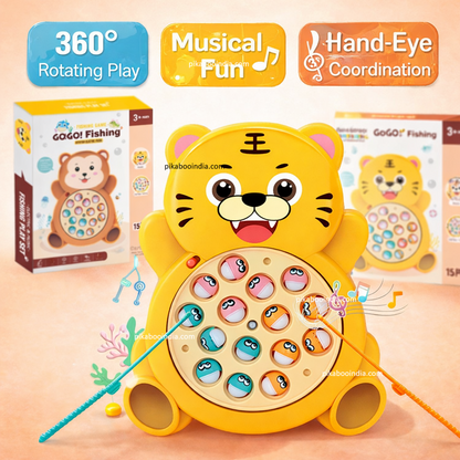 Musical Fishing Game Toy for Toddlers Kids Family