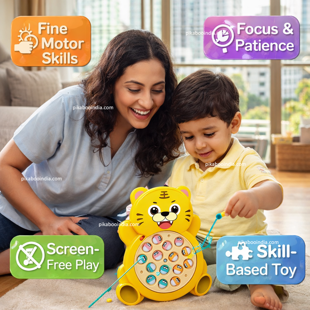 Musical Fishing Game Toy for Toddlers Kids Family