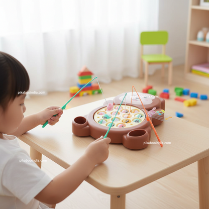Musical Fishing Game Toy for Toddlers Kids Family