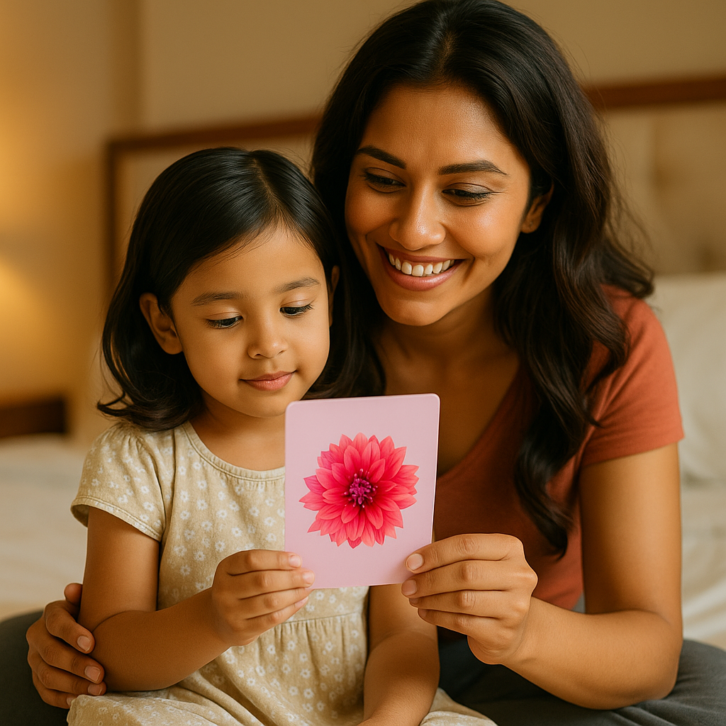 Flower Flash Cards | Early Learning & Preschool Study Fun