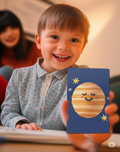 Solar System Flash Cards – Colorful & Educational | Early Learning