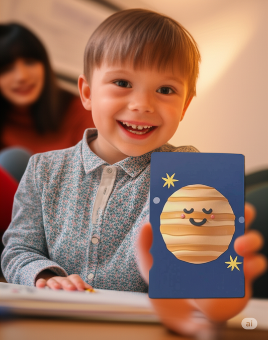 PIK A BOO Solar System Flashcard For Kids, Toddlers, Babies | Early Learning Picture Flashcard | Preschool Educational Study Material
