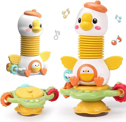 Goose Suction Musical Toy – Accordion & Activity Play Toy  Baby & Toddler Learning