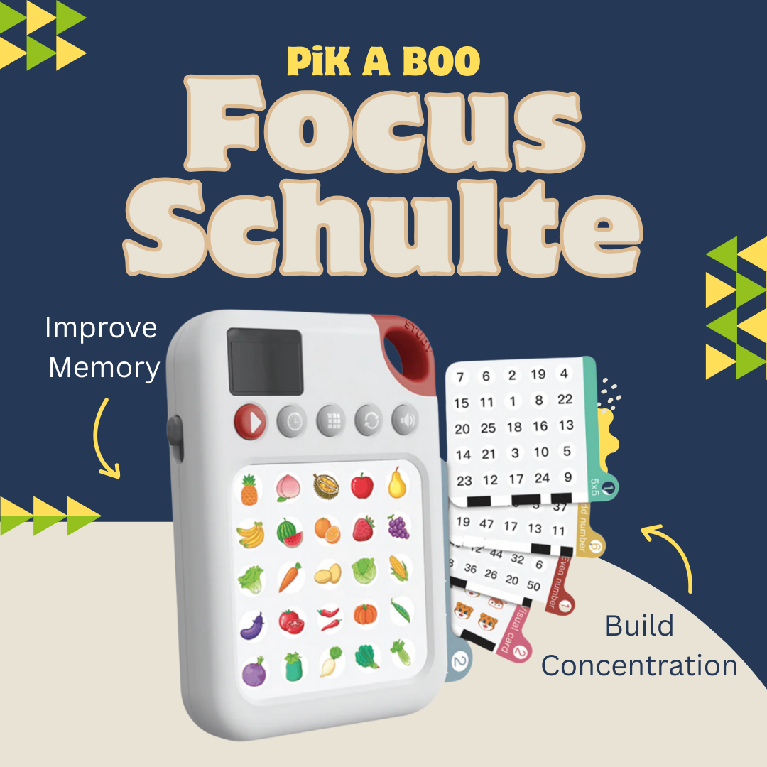 Schulte Focus Training Machine – Early Learning Cognitive Toy for Kids