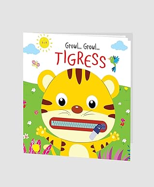 Growl Growl Tigress – Zip It Up Toy | Fun Zipper Learning for Kids