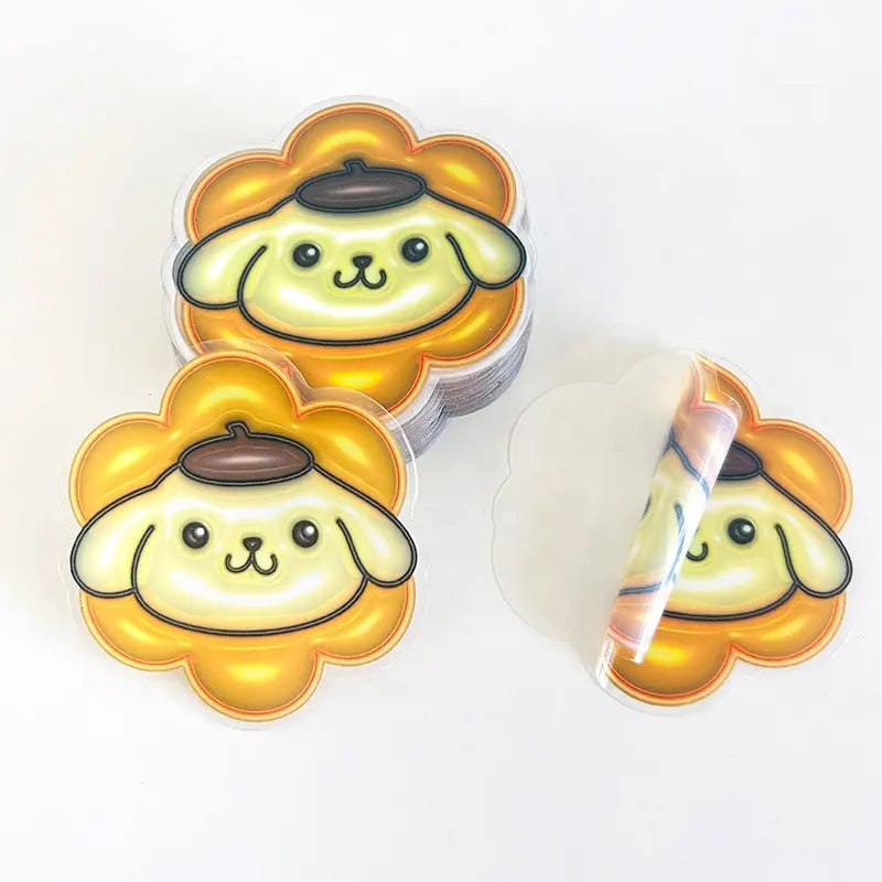Soap Tablets – Bear Purin Case with Yellow Soap Sheets | Pocket Hygiene for Kids