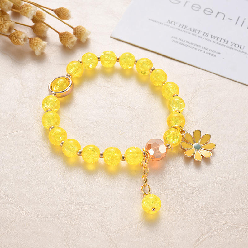 Star Moon Cloud Flower Glass Bracelets for Girls – Cute Jewelry Set